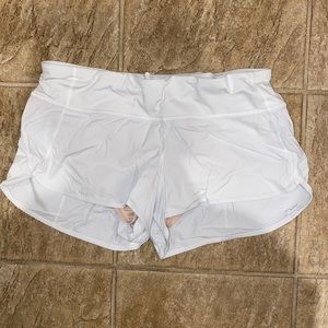 White Lululemon Shorts